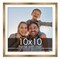 10x10 Frame with Mat - Bronze 13x13 Frame Wood Made to Display Print or Poster Measuring 10 x 10 Inches with White Photo Mat